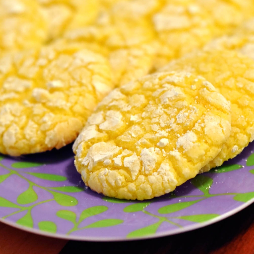 Recipe—Lemon Crackle Cookies