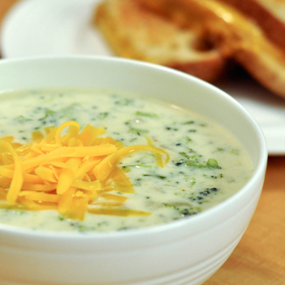 Recipe—Creamy Cheesy Broccoli Soup